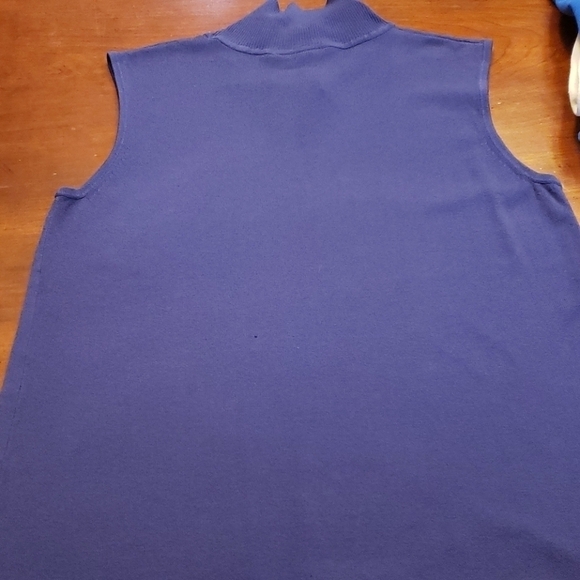 CHICO'S Design Aspen Mock Turtle Neck Tank NWT - Picture 7 of 11